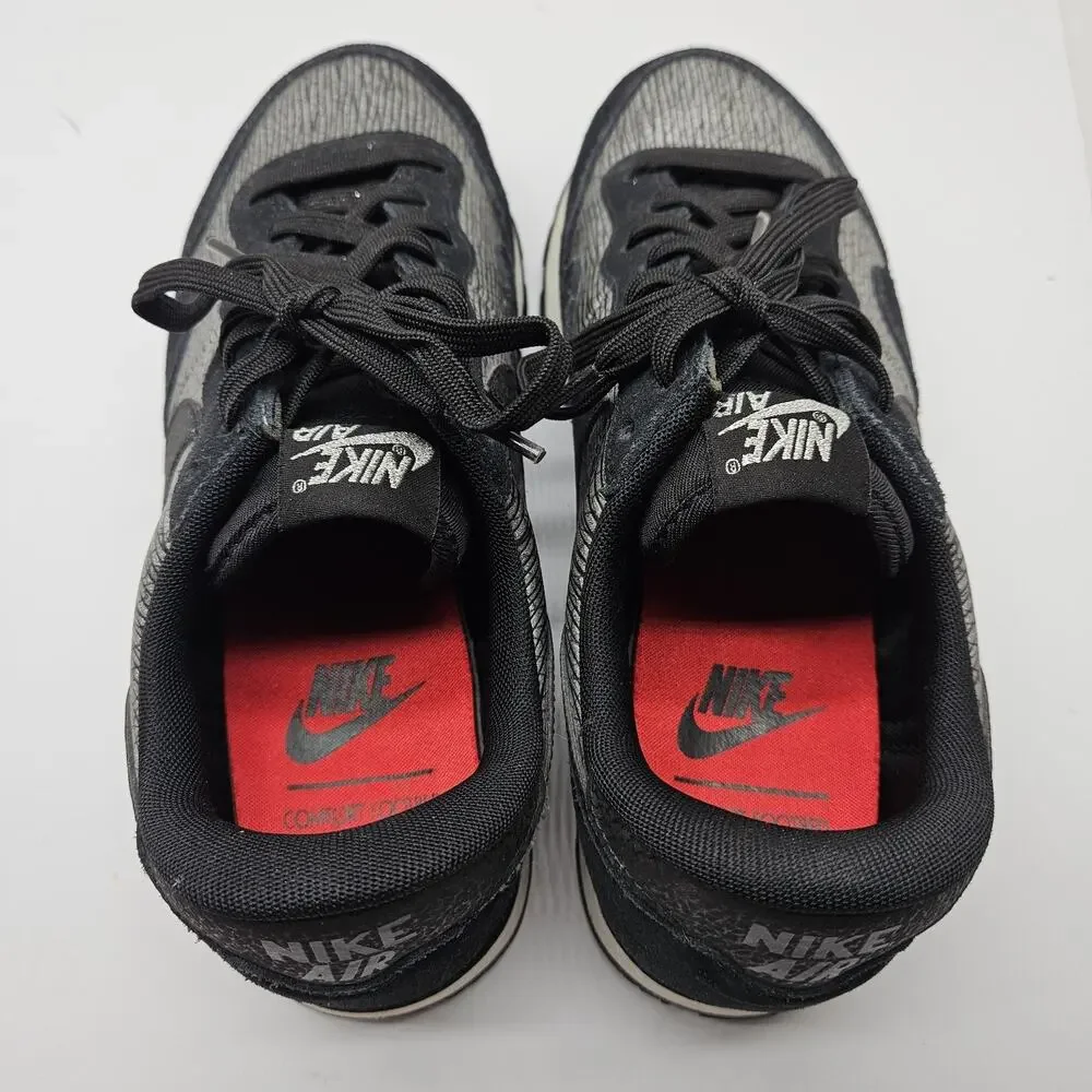 Nike Air Pegasus 83 Premium Black Metallic Running Women's 8.5